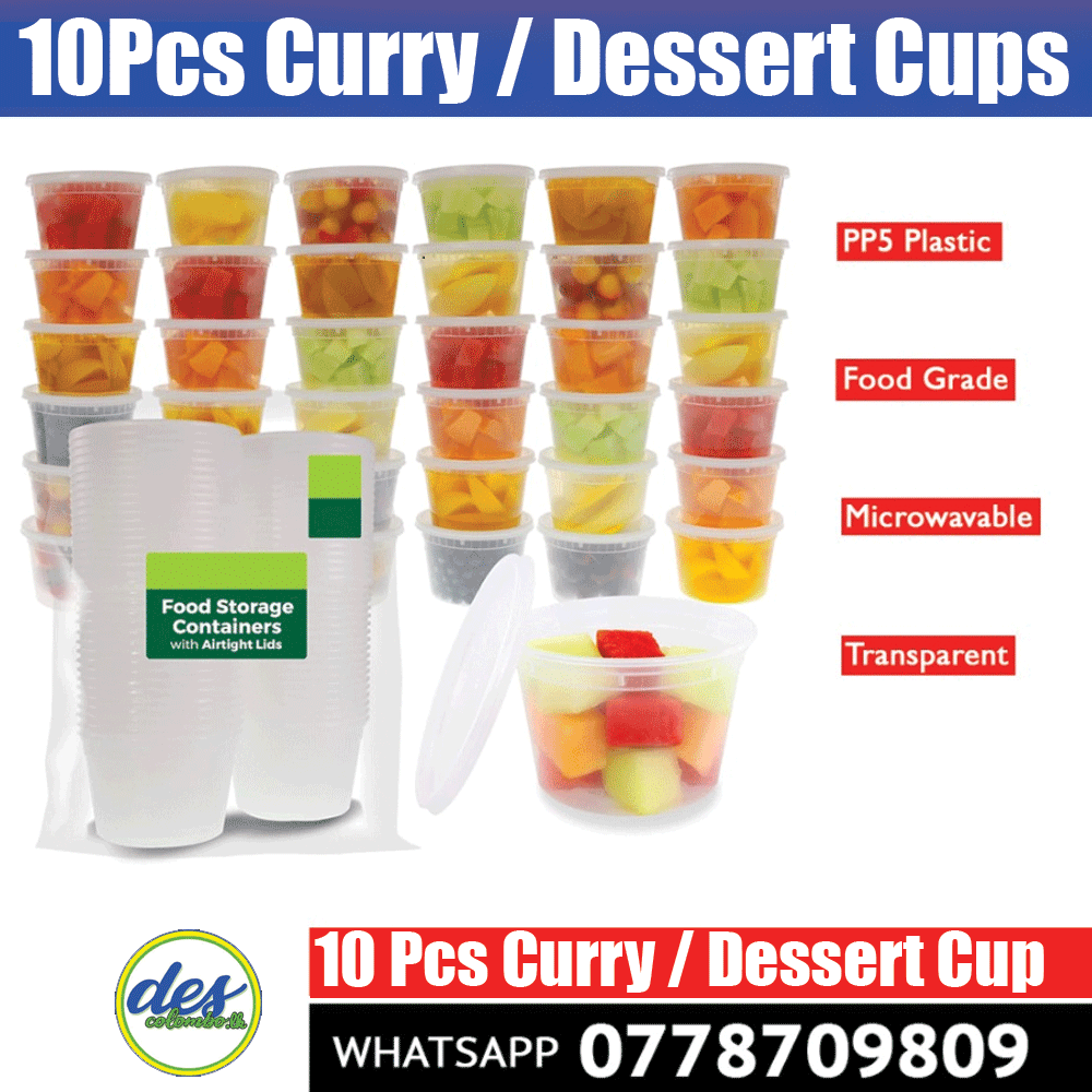 10Pcs 350ML Mealprep Round Food Containers Pack